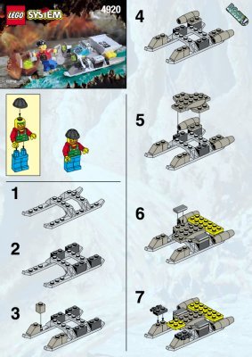 Instrucciones de Construcción - LEGO - 4920 - The Rapid Rider: Page 1