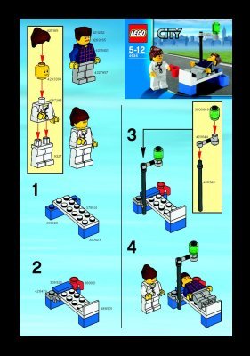 Instrucciones de Construcción - LEGO - 4936 - Doc & Patient: Page 1