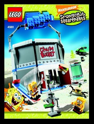 Instrucciones de Construcción - LEGO - 4981 - The Chum Bucket: Page 1