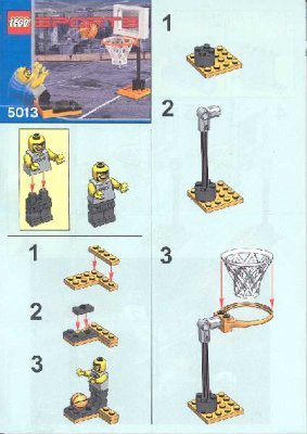 Instrucciones de Construcción - LEGO - 5013 - Basketball: Page 1