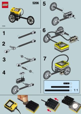 Instrucciones de Construcción - LEGO - 5206 - Speed Computer: Page 1