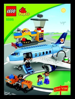 Instrucciones de Construcción - LEGO - 5595 - Airport: Page 1