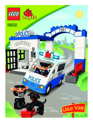 Instrucciones de Construcción - LEGO - 5602 - Police Station: Page 1