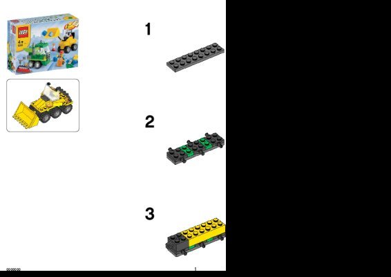 Instrucciones de Construcción - LEGO - 5930 - LEGO® Road Construction Building Set: Page 1