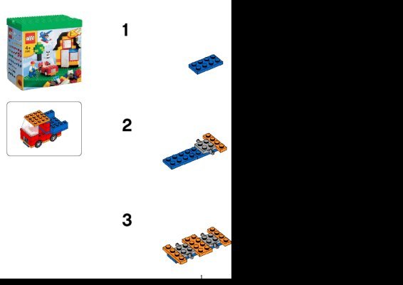 Instrucciones de Construcción - LEGO - 5932 - My First LEGO® Set: Page 1