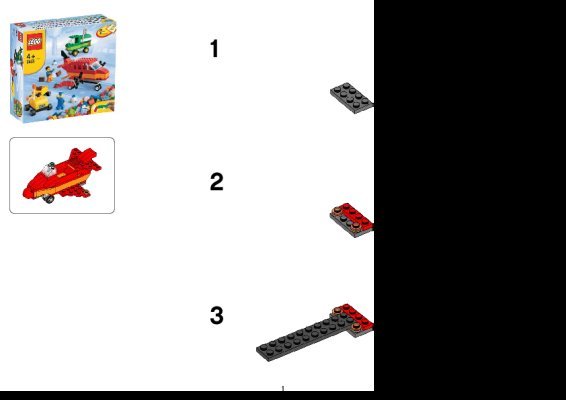 Instrucciones de Construcción - LEGO - 5933 - LEGO® Airport Building Set: Page 1