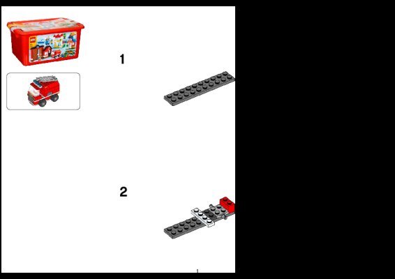 Instrucciones de Construcción - LEGO - 6053 - My First LEGO® town: Page 1