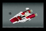 Instrucciones de Construcción - LEGO - 6207 - A-wing fighter™: Page 19