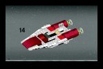 Instrucciones de Construcción - LEGO - 6207 - A-wing fighter™: Page 18