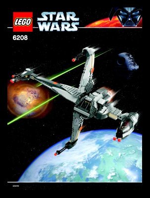 Instrucciones de Construcción - LEGO - 6208 - B-wing fighter™: Page 1