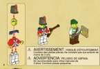 Instrucciones de Construcción - LEGO - 6239 - Cannon Battle: Page 2