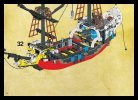 Instrucciones de Construcción - LEGO - 6290 - Pirate Battle Ship: Page 39