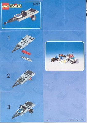 Instrucciones de Construcción - LEGO - 6327 - Team Turbo: Page 1