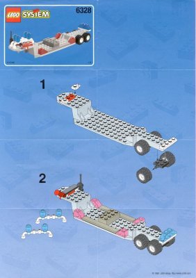 Instrucciones de Construcción - LEGO - 6328 - Police Helitran: Page 1