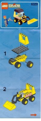 Instrucciones de Construcción - LEGO - 6329 - Truck Stop: Page 1