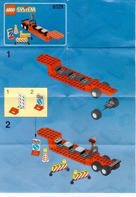 Instrucciones de Construcción - LEGO - 6329 - Truck Stop: Page 1