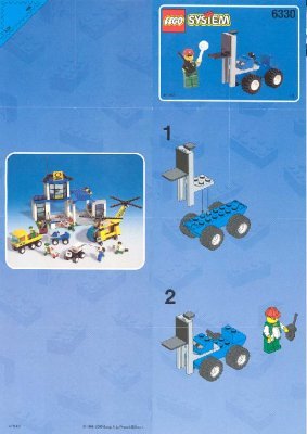 Instrucciones de Construcción - LEGO - 6330 - Cargo Express Hub: Page 1