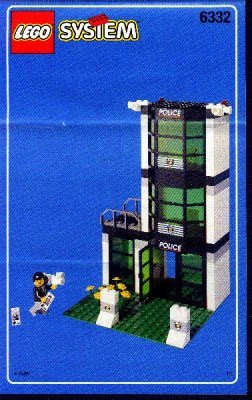 Instrucciones de Construcción - LEGO - 6332 - Police Headquarters: Page 1