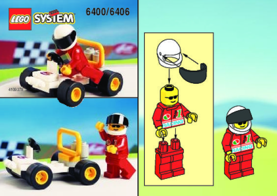 Instrucciones de Construcción - LEGO - 6400 - GO-KART: Page 1