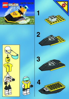 Instrucciones de Construcción - LEGO - 6415 - Res-Q Jet Ski: Page 1