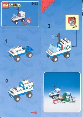 Instrucciones de Construcción - LEGO - 6422 - Telecom Repair: Page 1