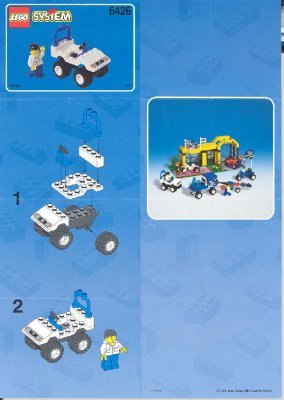 Instrucciones de Construcción - LEGO - 6426 - The Pit Stop: Page 1