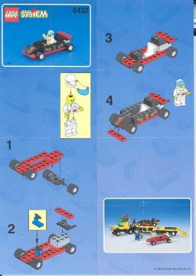 Instrucciones de Construcción - LEGO - 6432 - Formula 1 Transporter: Page 1