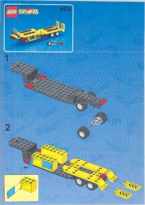 Instrucciones de Construcción - LEGO - 6432 - Formula 1 Transporter: Page 1