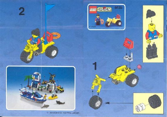 Instrucciones de Construcción - LEGO - 6435 - COAST GUARD: Page 1