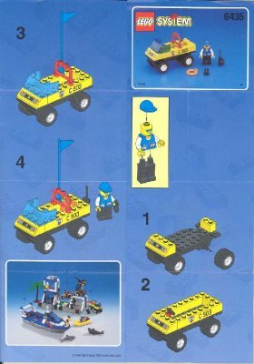 Instrucciones de Construcción - LEGO - 6435 - COAST GUARD: Page 1