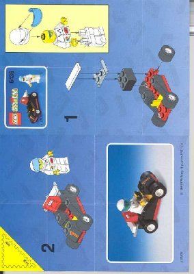 Instrucciones de Construcción - LEGO - 6436 - Go-kart: Page 1