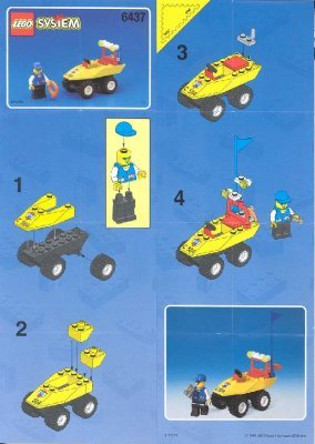 Instrucciones de Construcción - LEGO - 6437 - Coastguard 4WD: Page 1