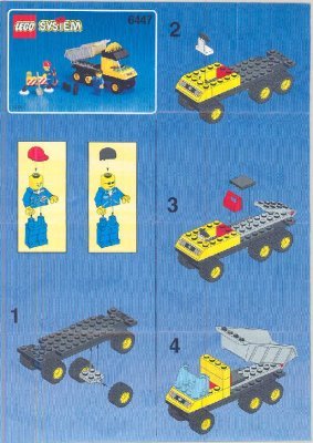 Instrucciones de Construcción - LEGO - 6447 - TRUCK DUMPER: Page 1