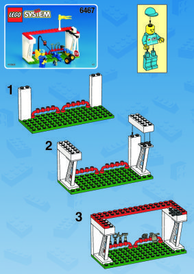 Instrucciones de Construcción - LEGO - 6467 - Pit Stop: Page 1