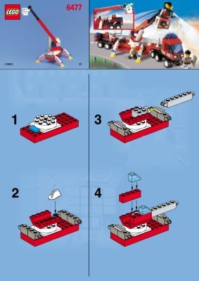 Instrucciones de Construcción - LEGO - 6477 - Superpower Fire Engine: Page 1