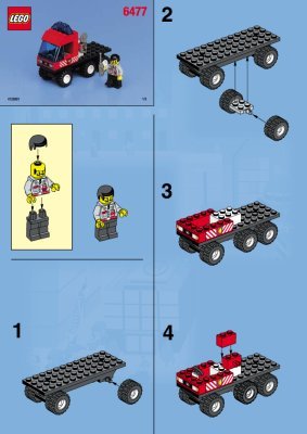 Instrucciones de Construcción - LEGO - 6477 - Superpower Fire Engine: Page 1