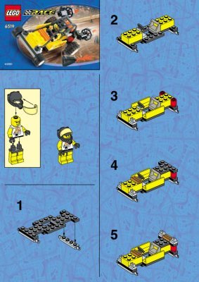 Instrucciones de Construcción - LEGO - 6519 - Turbo Tiger: Page 1