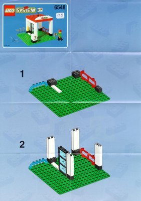 Instrucciones de Construcción - LEGO - 6548 - GAS STATION/WORKSHOP: Page 1