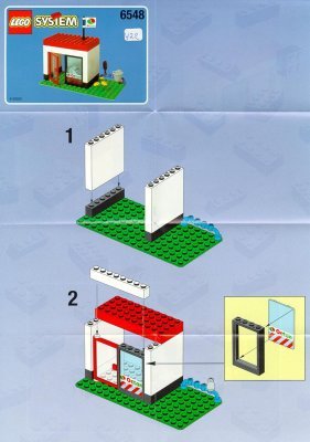 Instrucciones de Construcción - LEGO - 6548 - GAS STATION/WORKSHOP: Page 1