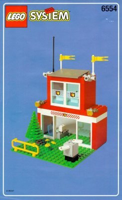 Instrucciones de Construcción - LEGO - 6554 - FIRE STATION: Page 1