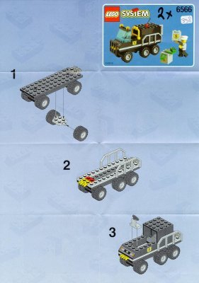 Instrucciones de Construcción - LEGO - 6566 - MONEY TRANSPORT: Page 1