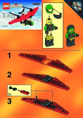 Instrucciones de Construcción - LEGO - 6585 - Hang Glider: Page 1