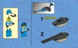 Instrucciones de Construcción - LEGO - 6714 - Speed Dragster: Page 2