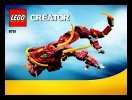 Instrucciones de Construcción - LEGO - 6751 - Fiery Legend: Page 1