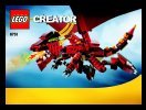 Instrucciones de Construcción - LEGO - 6751 - Fiery Legend: Page 1