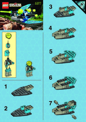 Instrucciones de Construcción - LEGO - 6817 - Mosquito Scout: Page 1