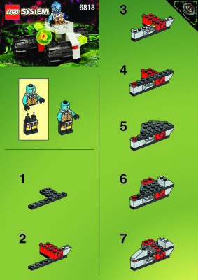 Instrucciones de Construcción - LEGO - 6818 - SURFACE SCAVANGER: Page 1