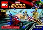 Instrucciones de Construcción - LEGO - 6865 - Captain America's™ Avenging Cycle: Page 1