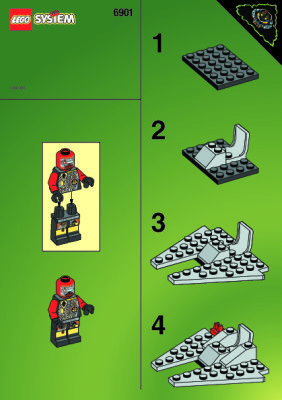 Instrucciones de Construcción - LEGO - 6901 - SMALL DROID SPACE SHIP: Page 1