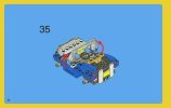 Instrucciones de Construcción - LEGO - 6913 - Blue Roadster: Page 36